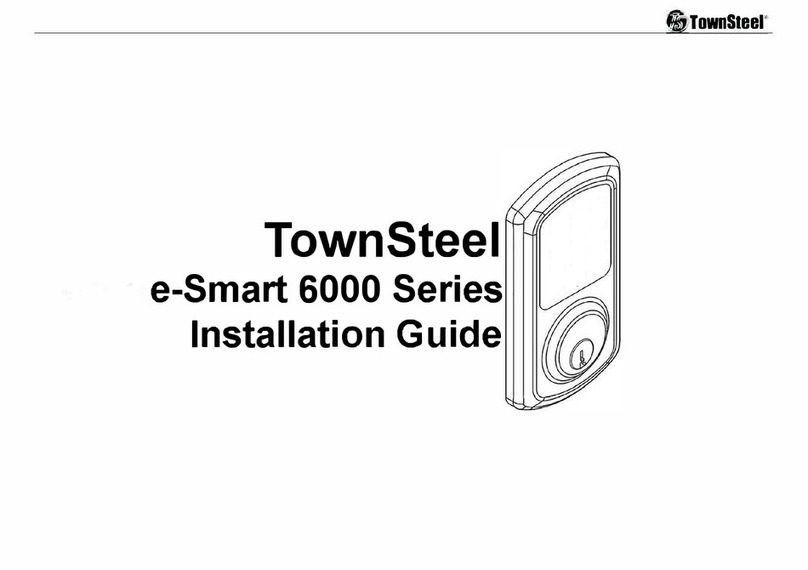 TownSteel e-Smart 6000 Series installation guide