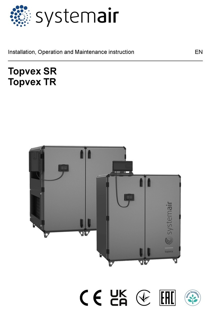 System air Topvex SR Manual