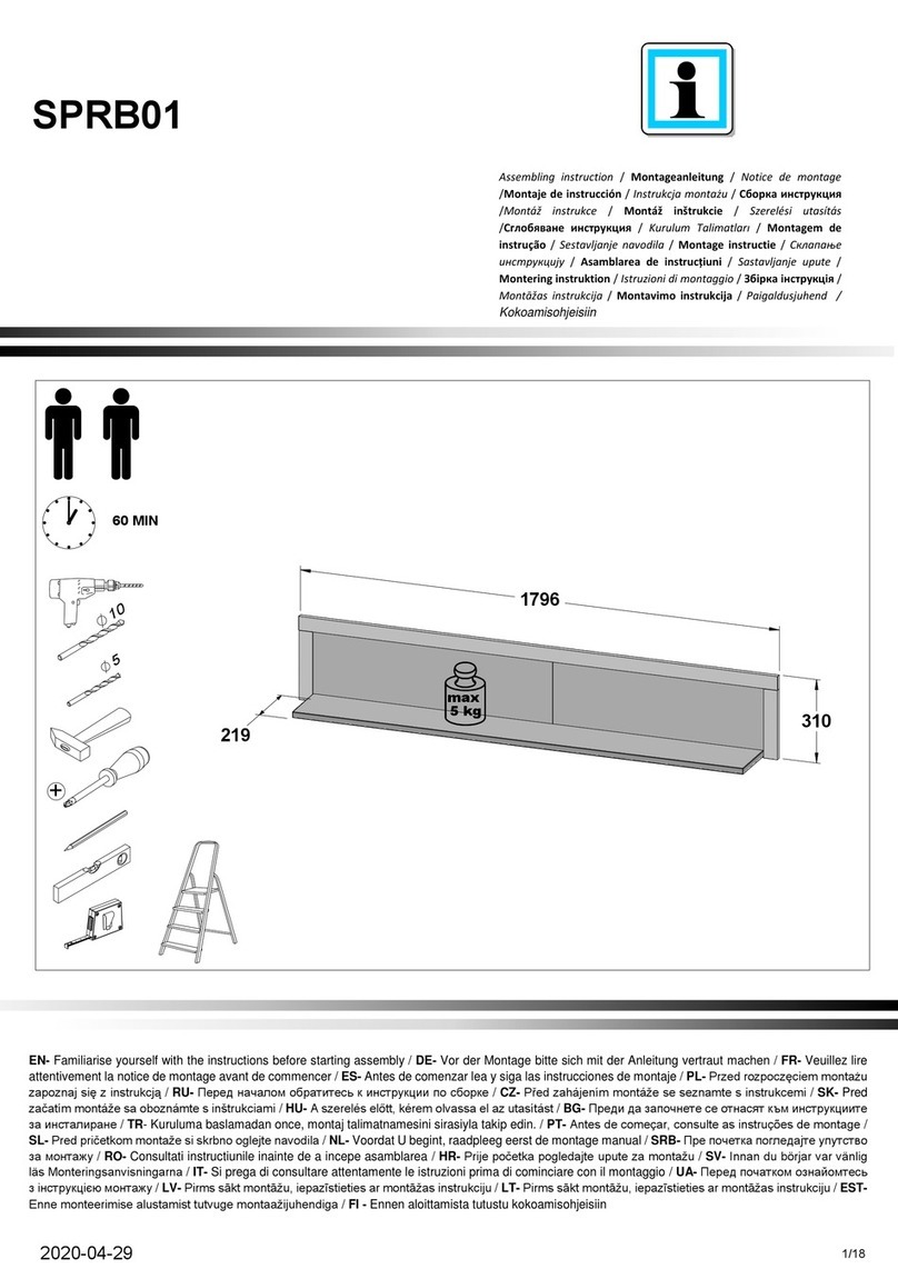 Forte SPRB01 User manual Forte SPRB01 User manual