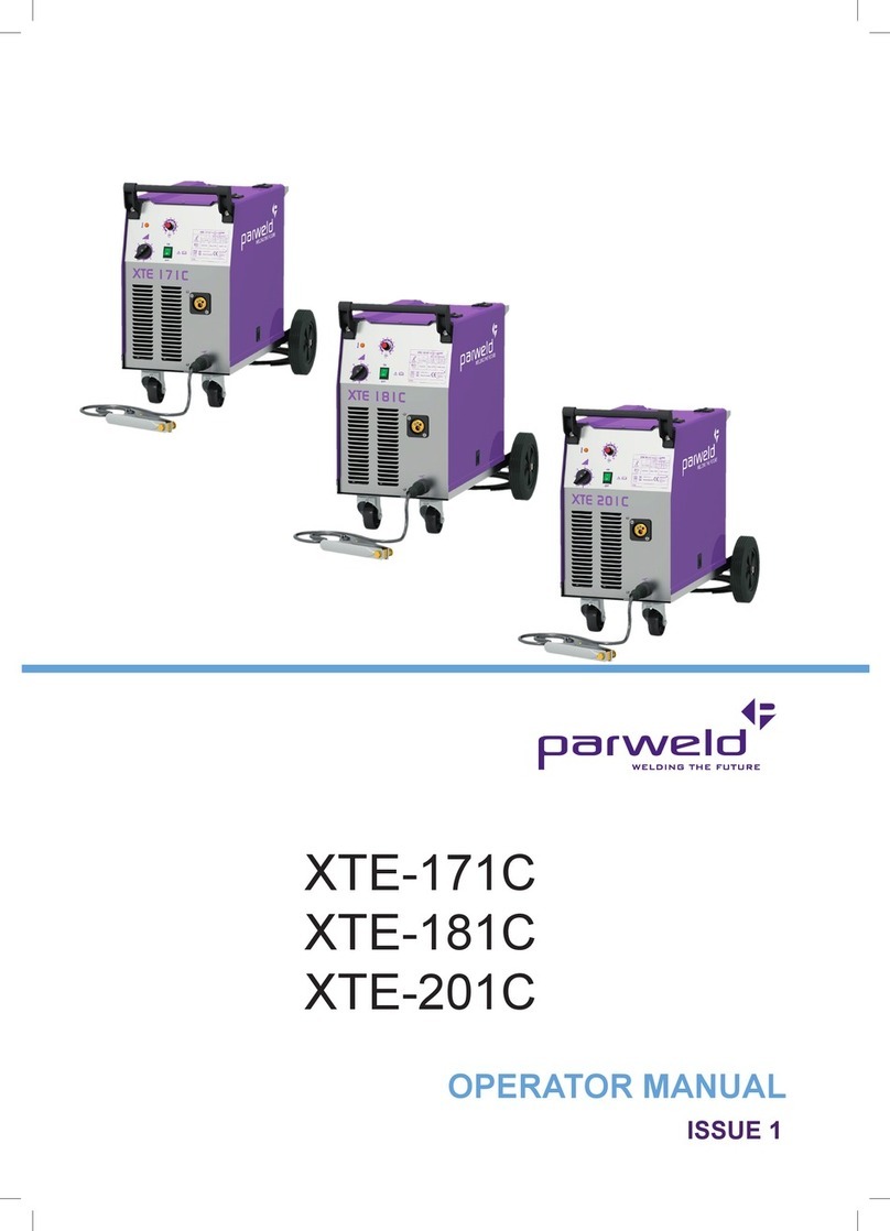 Parweld XTE-171C Operator's manual