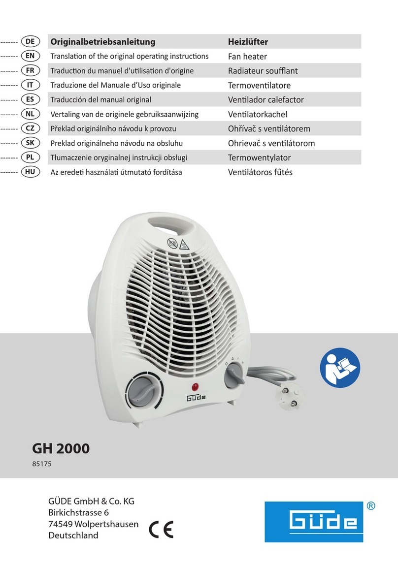 GÜDE GH 2000 operating instructions