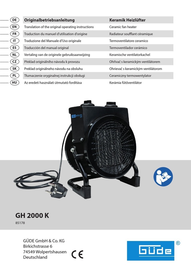 GÜDE GH 2000 K User manual