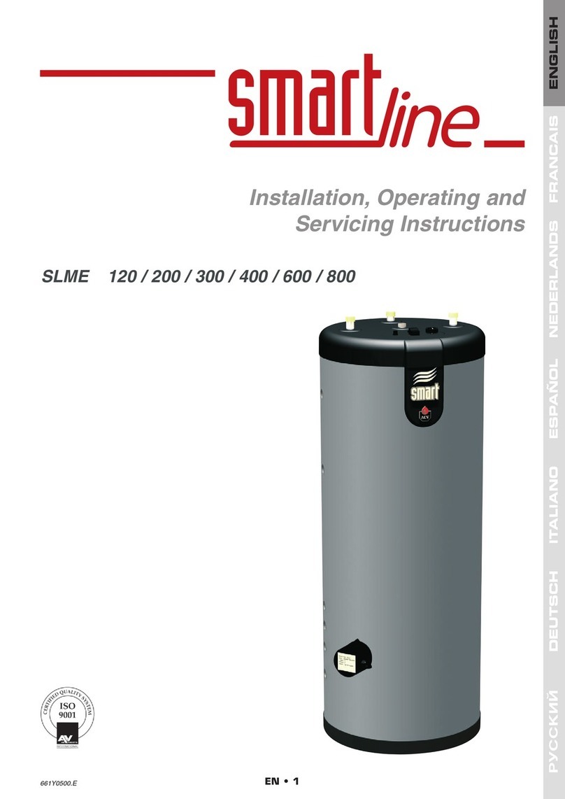 SmartLine SLME 120 Installation, operating and servicing instruction SmartLine SLME 120 Installation, operating and servicing instruction