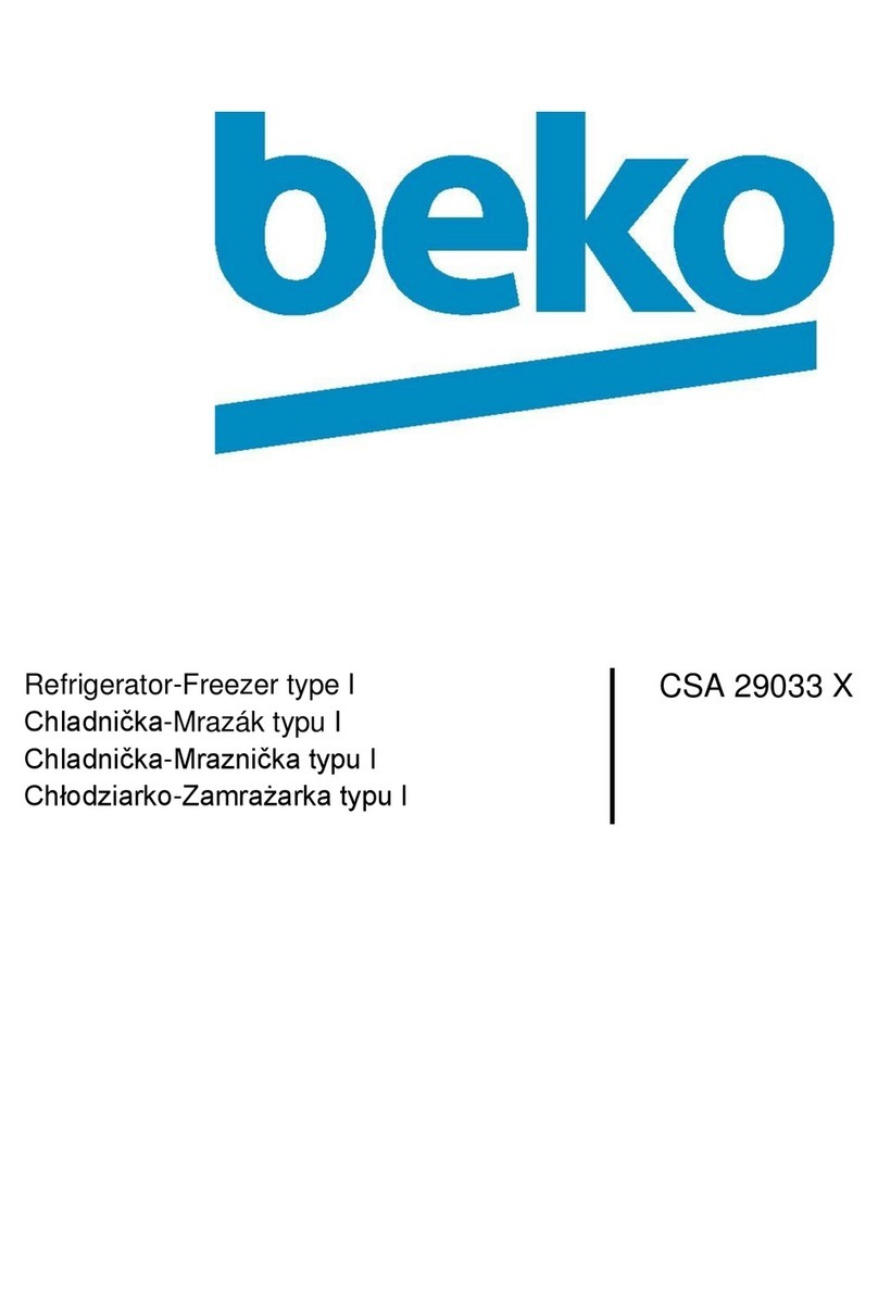 Beko CSA 29033 X manual