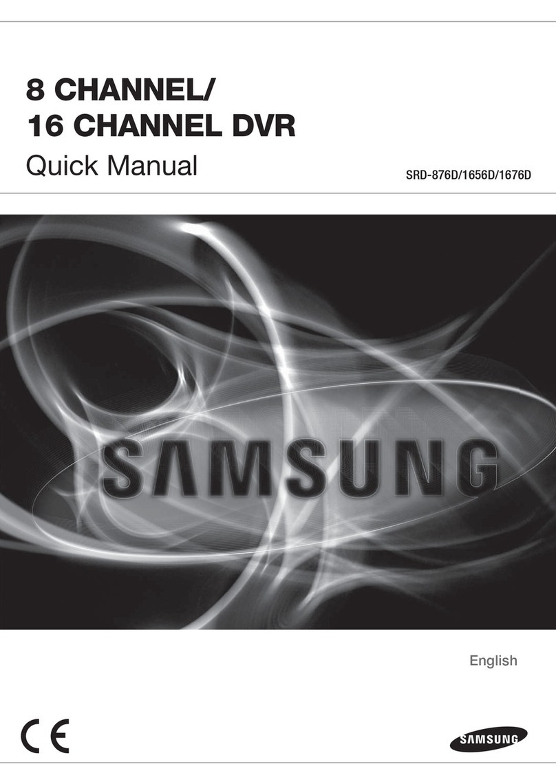 Samsung SRD-1656D Installation guide