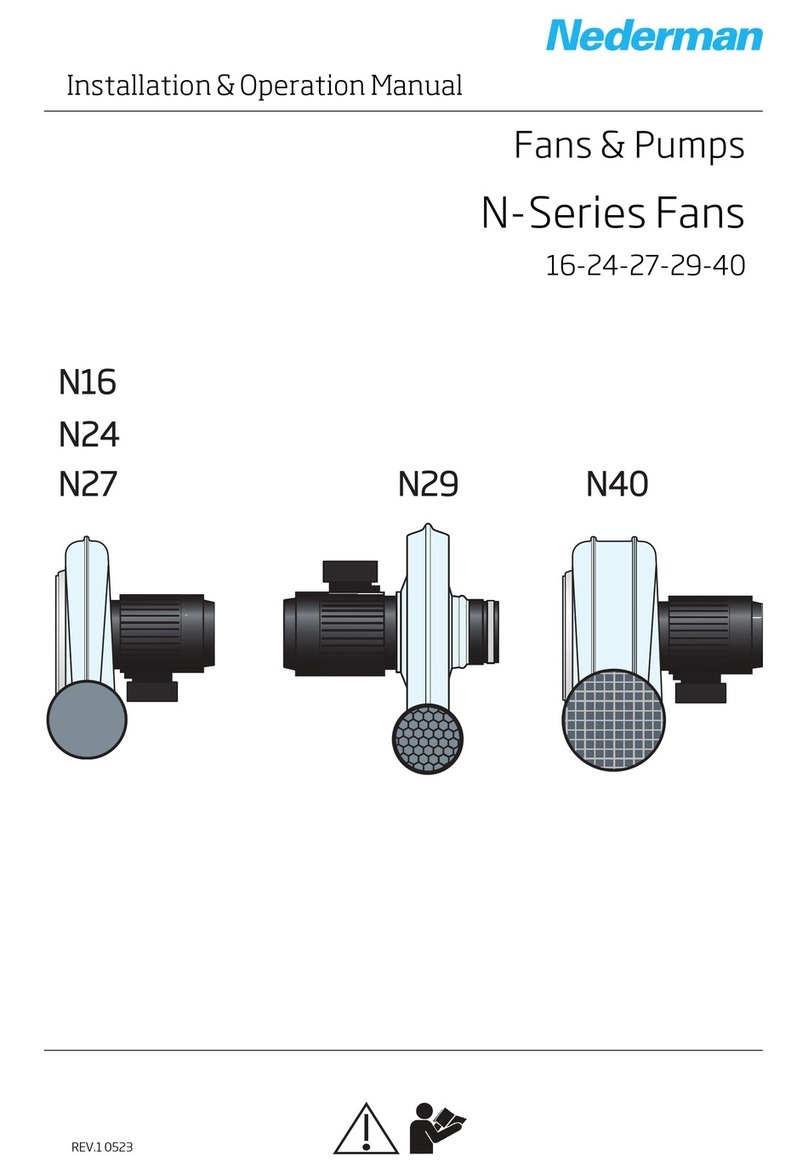 Nederman N Series User manual Nederman N Series User manual