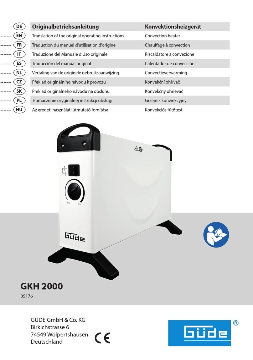 GÜDE GKH 2000 operating instructions