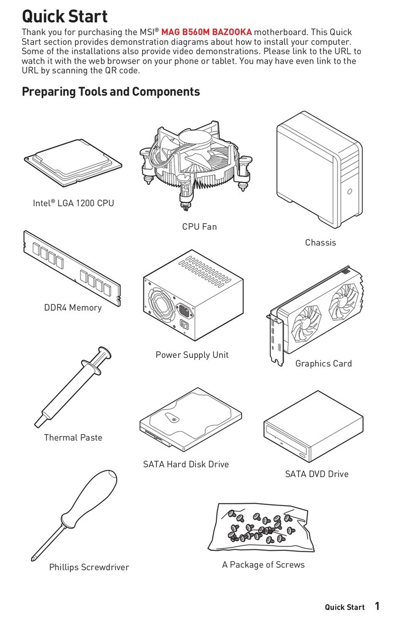MSI MAG B560M BAZOOKA User manual