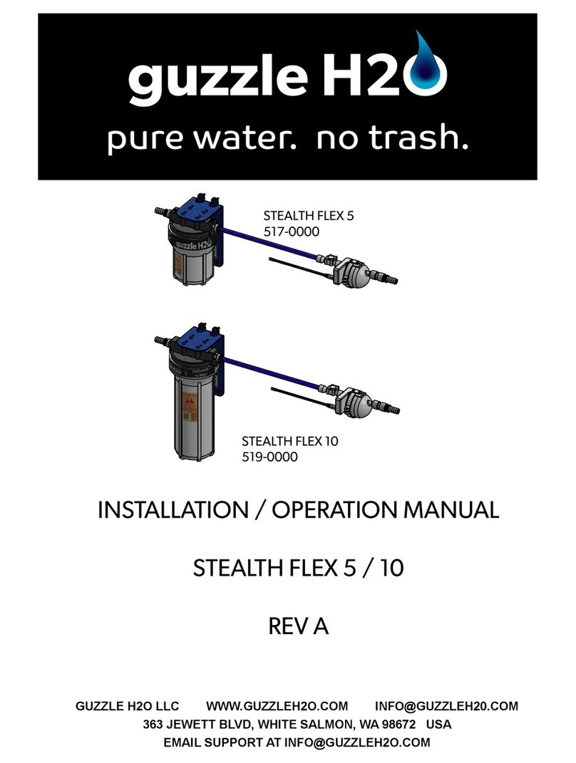 guzzle H2O STEALTH FLEX 5 User manual