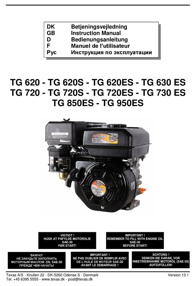 Texas A/S TG 850ES instruction manual