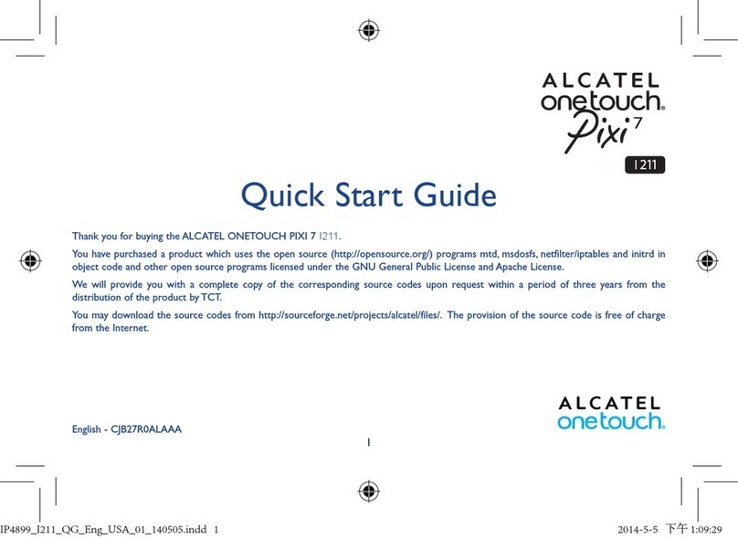 Alcatel I211 User manual