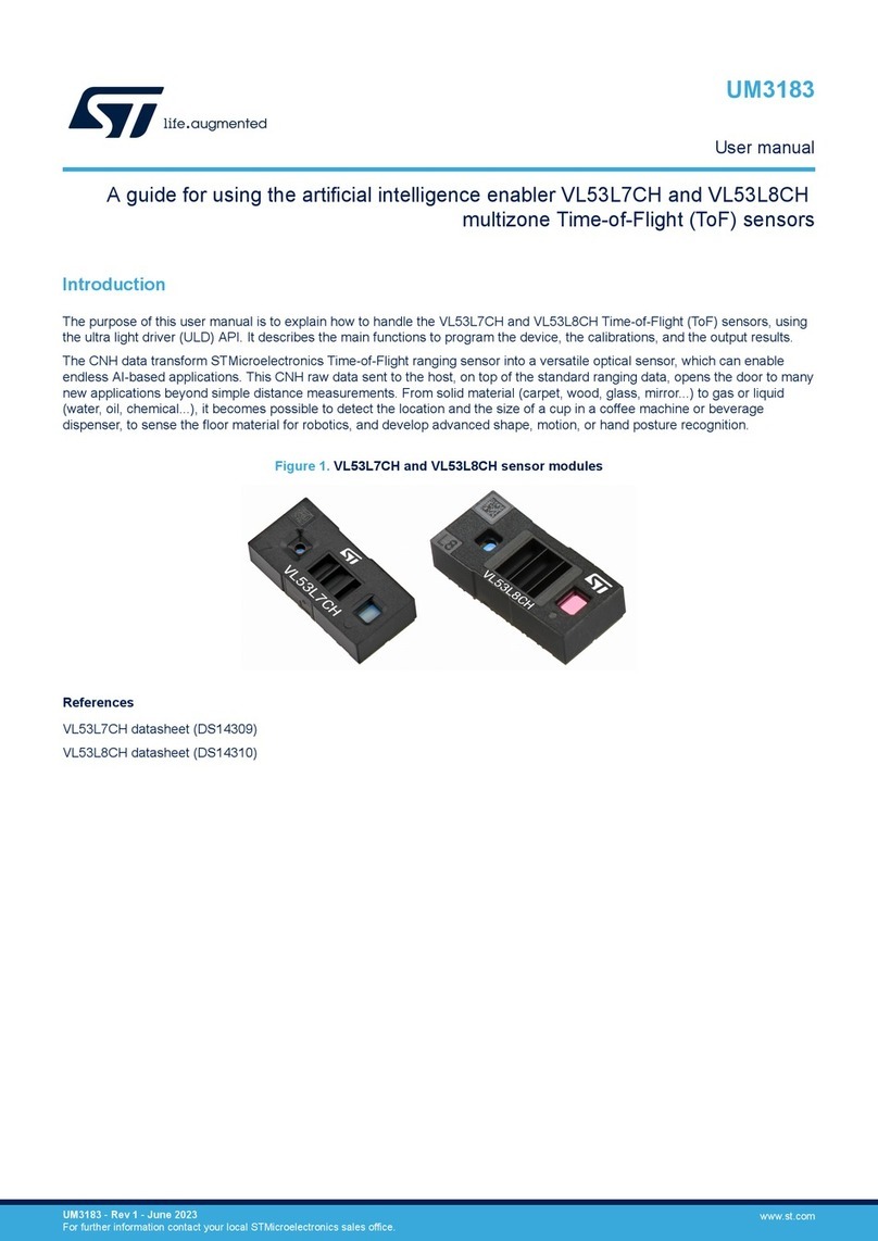 ST VL53L7CH User manual