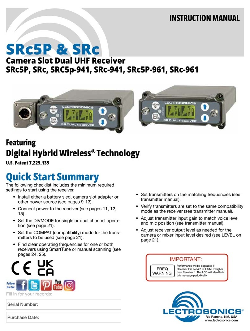 Lectrosonics SRc5P User manual
