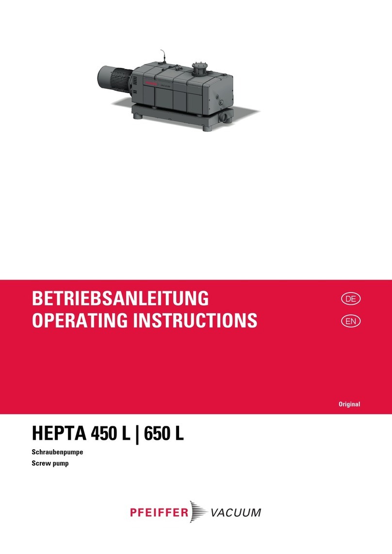 Pfeiffer Vacuum HEPTA 450 L operating instructions Pfeiffer Vacuum HEPTA 450 L operating instructions