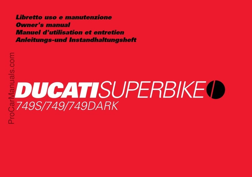 Ducati 749S 2005 owner's manual