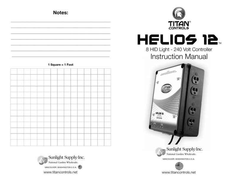 Titan Controls Helios 12 instruction manual