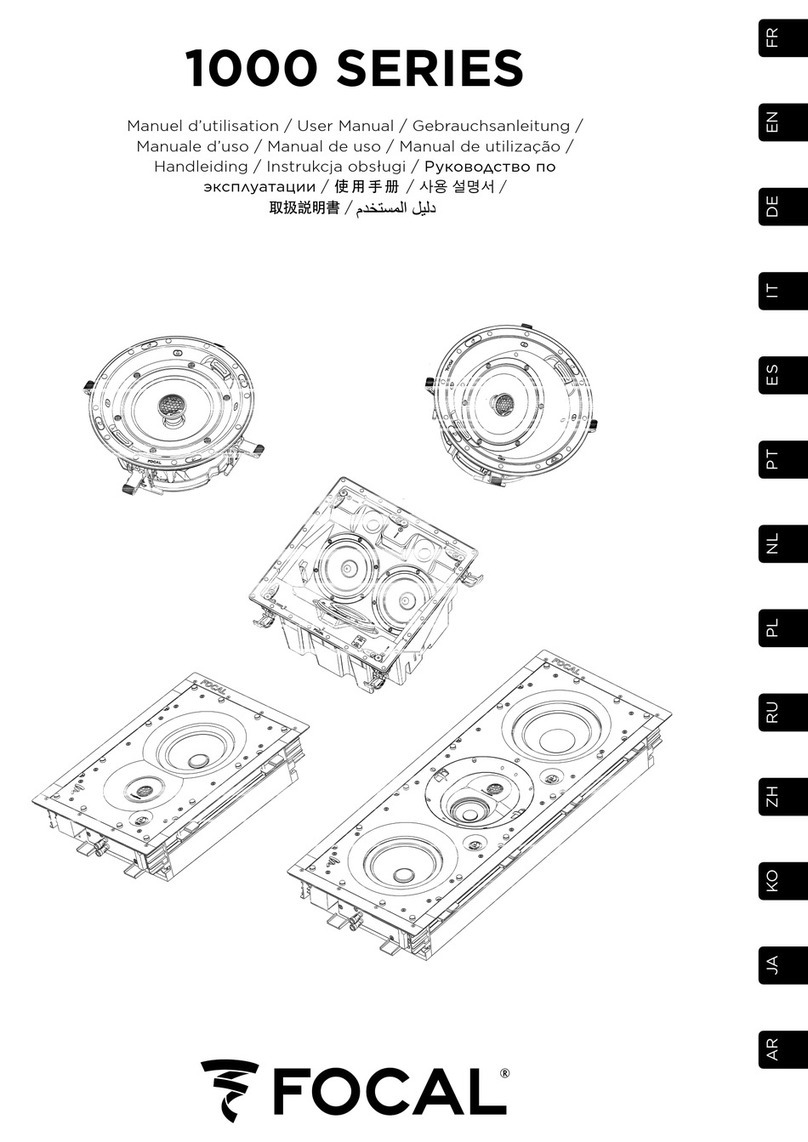 Focal 1000 IC LCR5 User manual