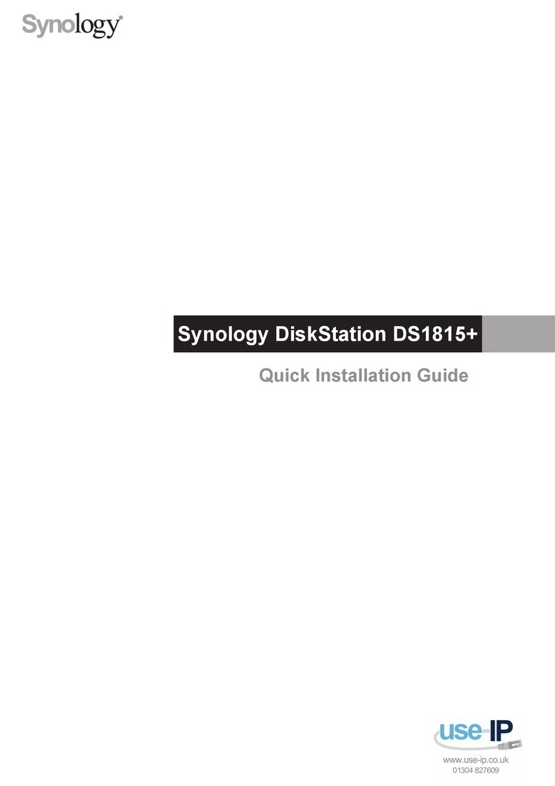 Synology DiskStation DS1815+ User manual