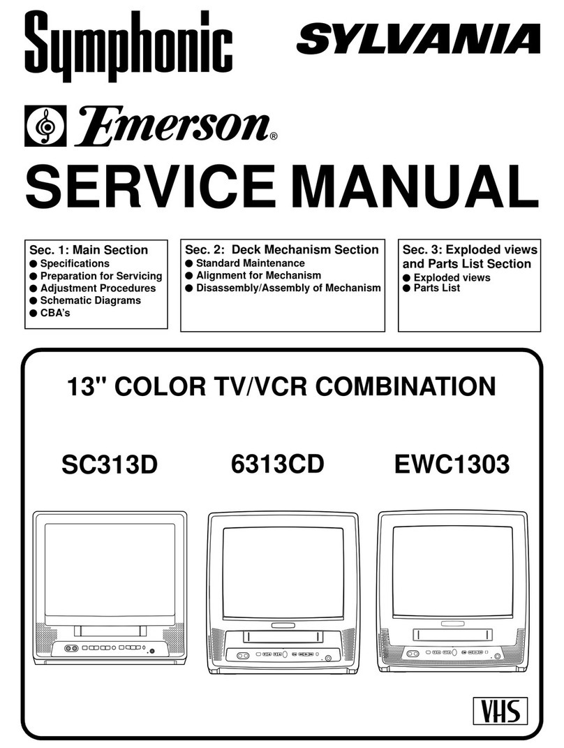 Symphonic SYLVANIA Emerson 6313CD User manual Symphonic SYLVANIA Emerson 6313CD User manual