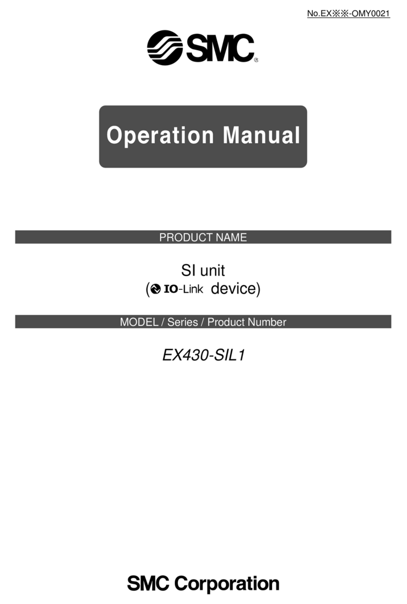 SMC Networks EX430-SIL1 Operation manual