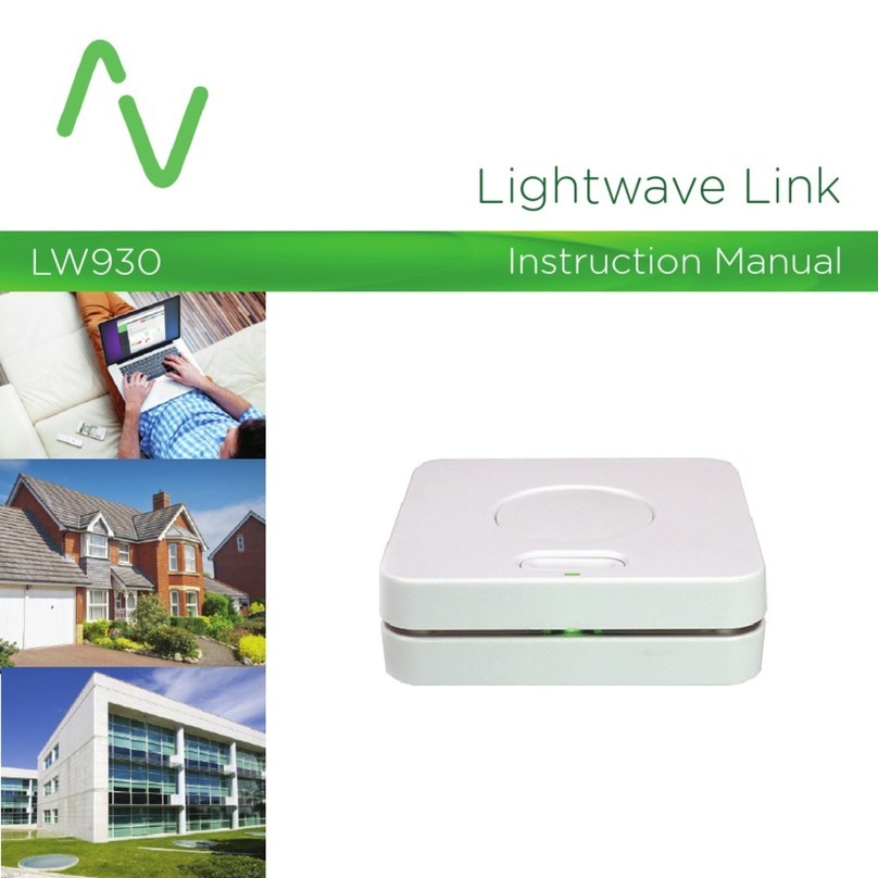 Lightwave LW930 instruction manual