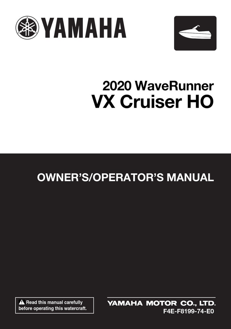 Yamaha WaveRunner VX Cruiser HO 2020 Owner's/operator's manual