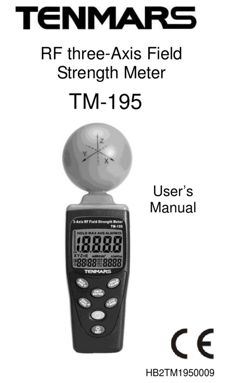 Tenmars TM-195 user manual Tenmars TM-195 user manual