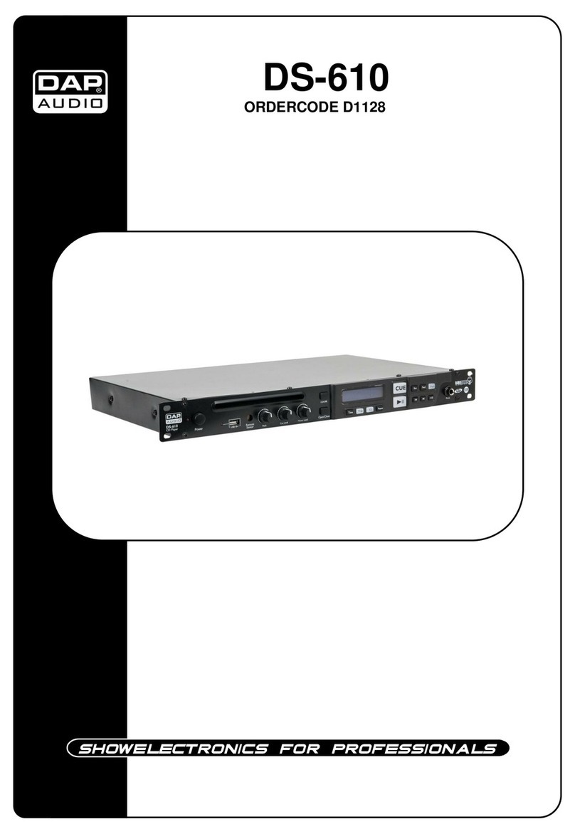 DAPAudio DS-610 User manual