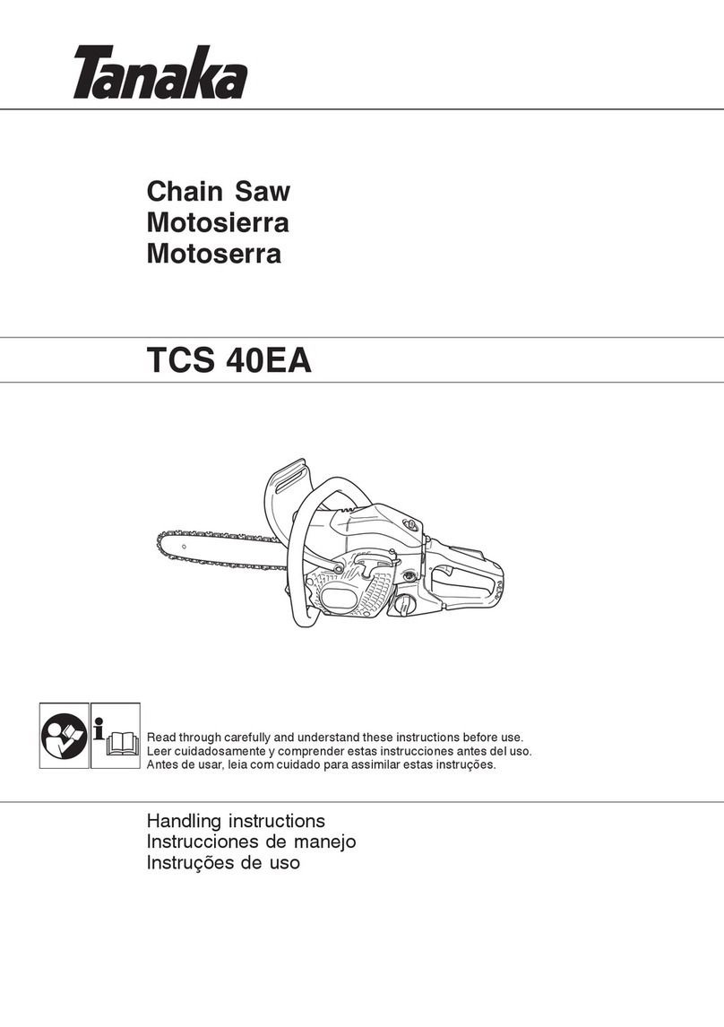 Tanaka TCS 40EA User manual