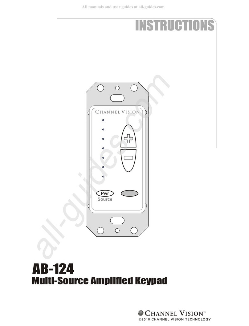 Channel Vision AB-124 User manual