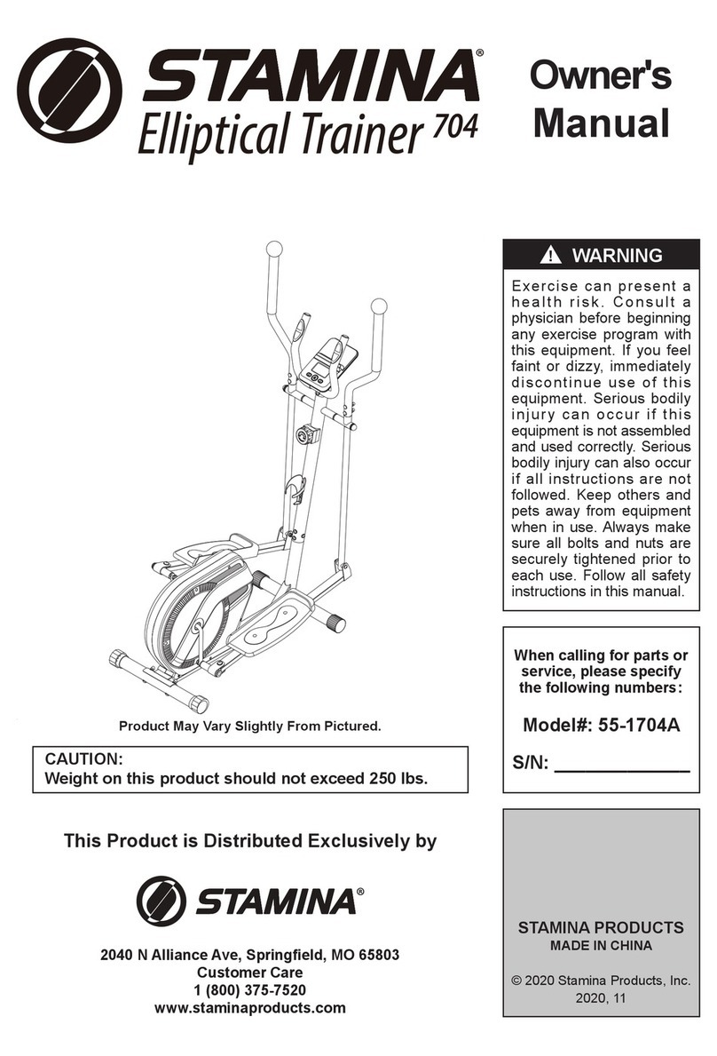Stamina 704 User manual