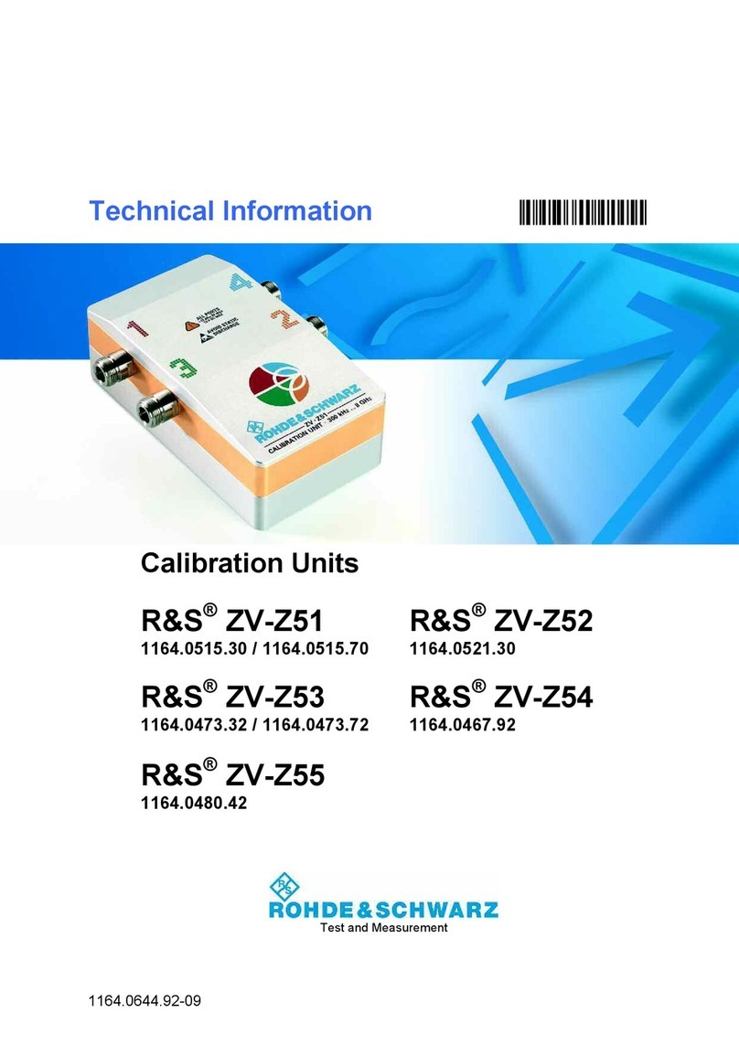 Rohde & Schwarz ZV-Z53 technical information
