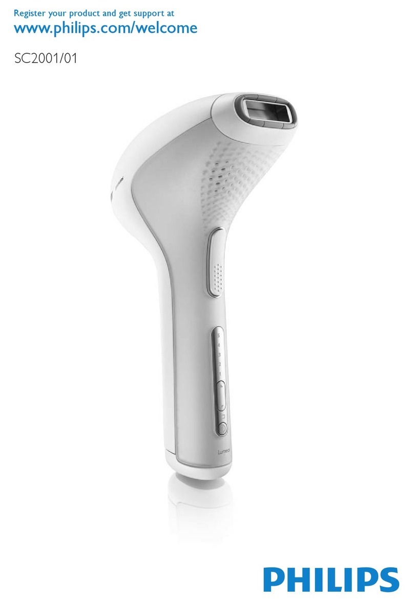 Philips Lumea SC2001/01 User manual