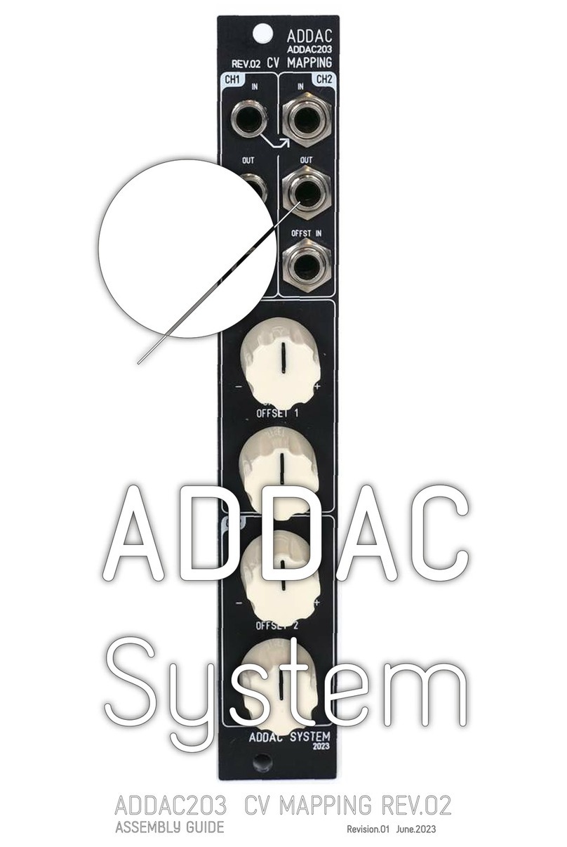 ADDAC System ADDAC203 REV.02 Assembly guide ADDAC System ADDAC203 REV.02 Assembly guide