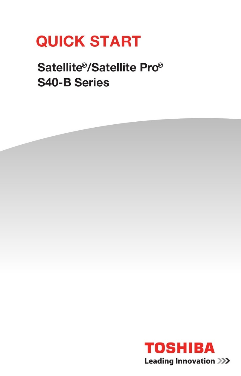 Toshiba Satellite S40-B Series User manual
