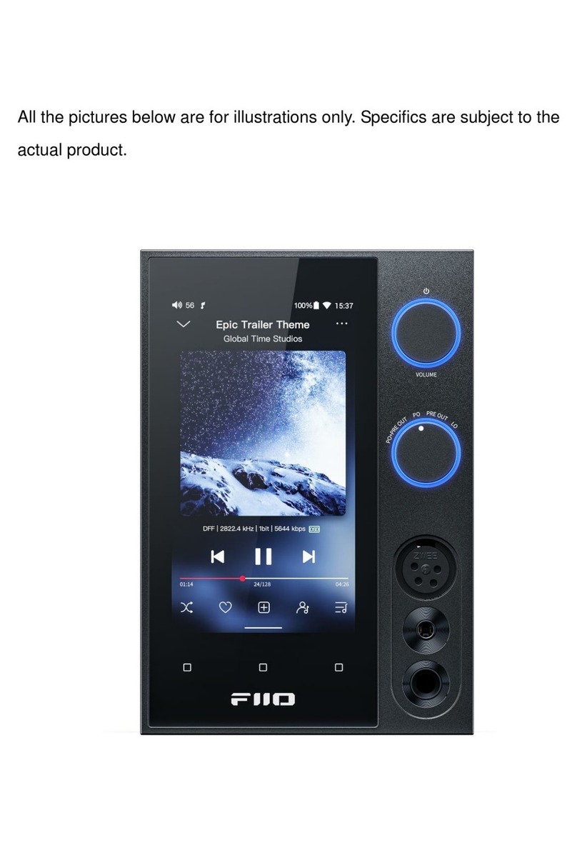 Fiio R7 User manual