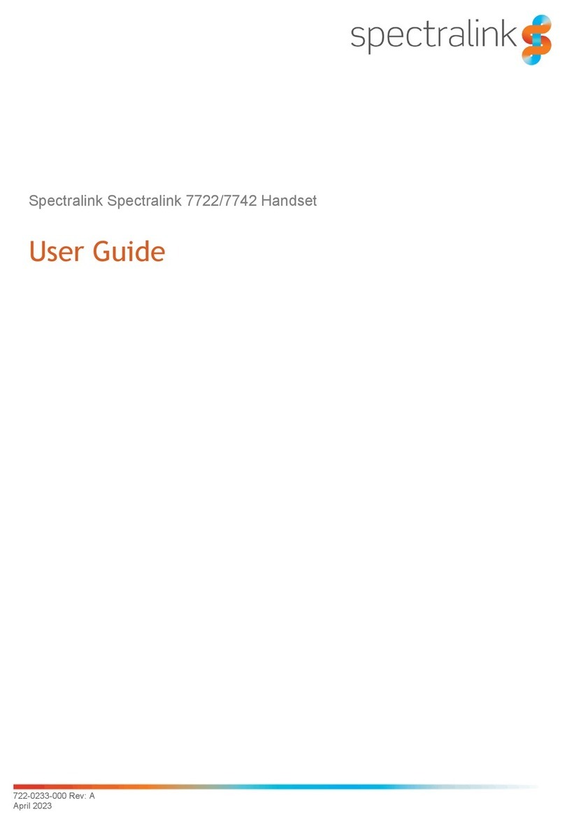 SpectraLink 7722 user guide