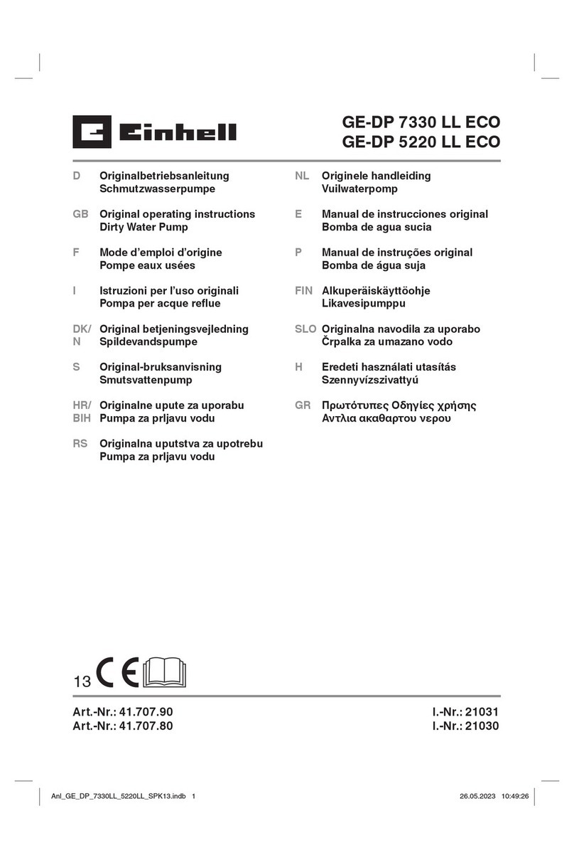 EINHELL GE-DP 7330 LL ECO User manual