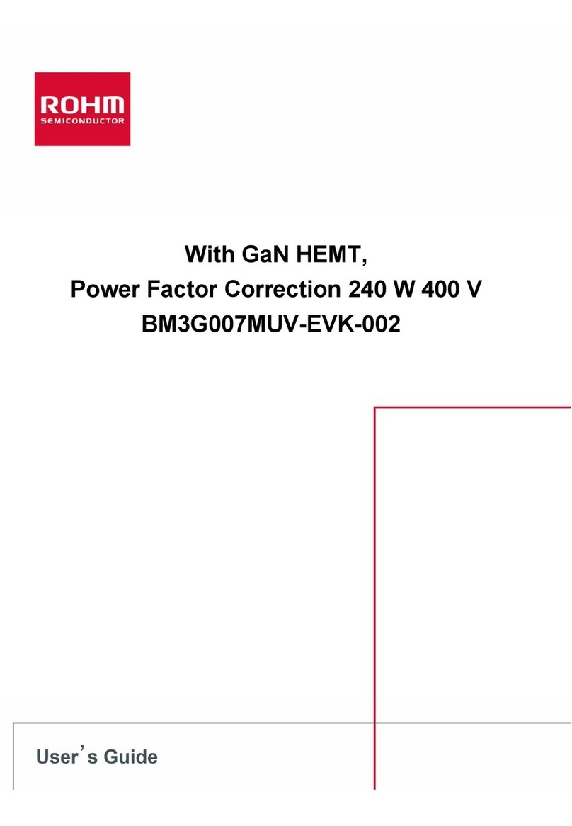 Rohm BM3G007MUV-EVK-002 User manual Rohm BM3G007MUV-EVK-002 User manual