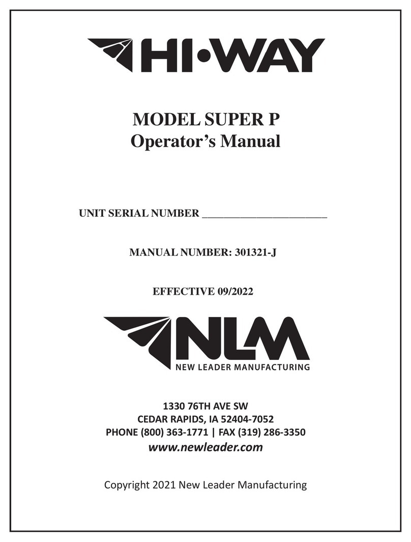 Hi-Way SUPER P Operator's manual