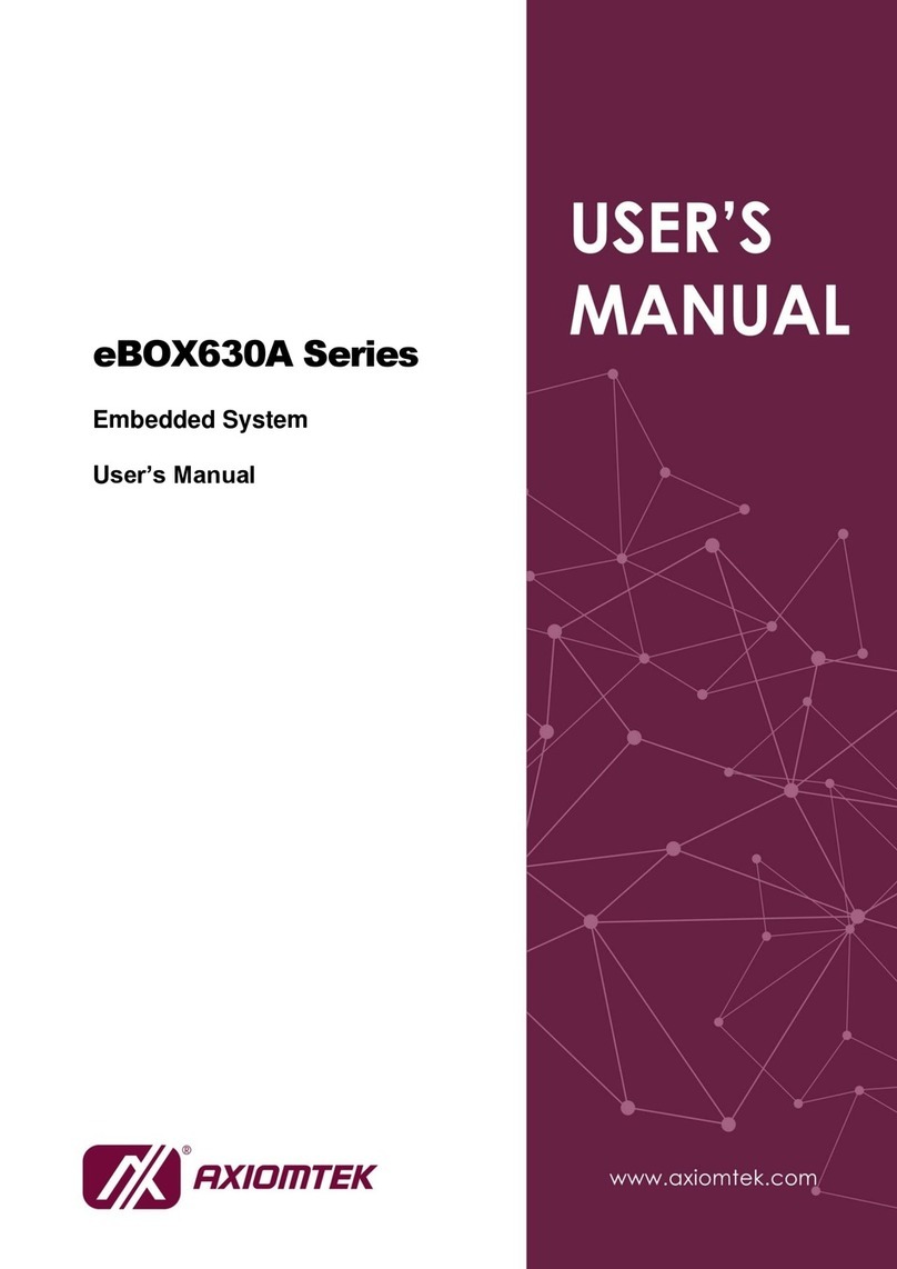 AXIOMTEK eBOX630A Series User manual