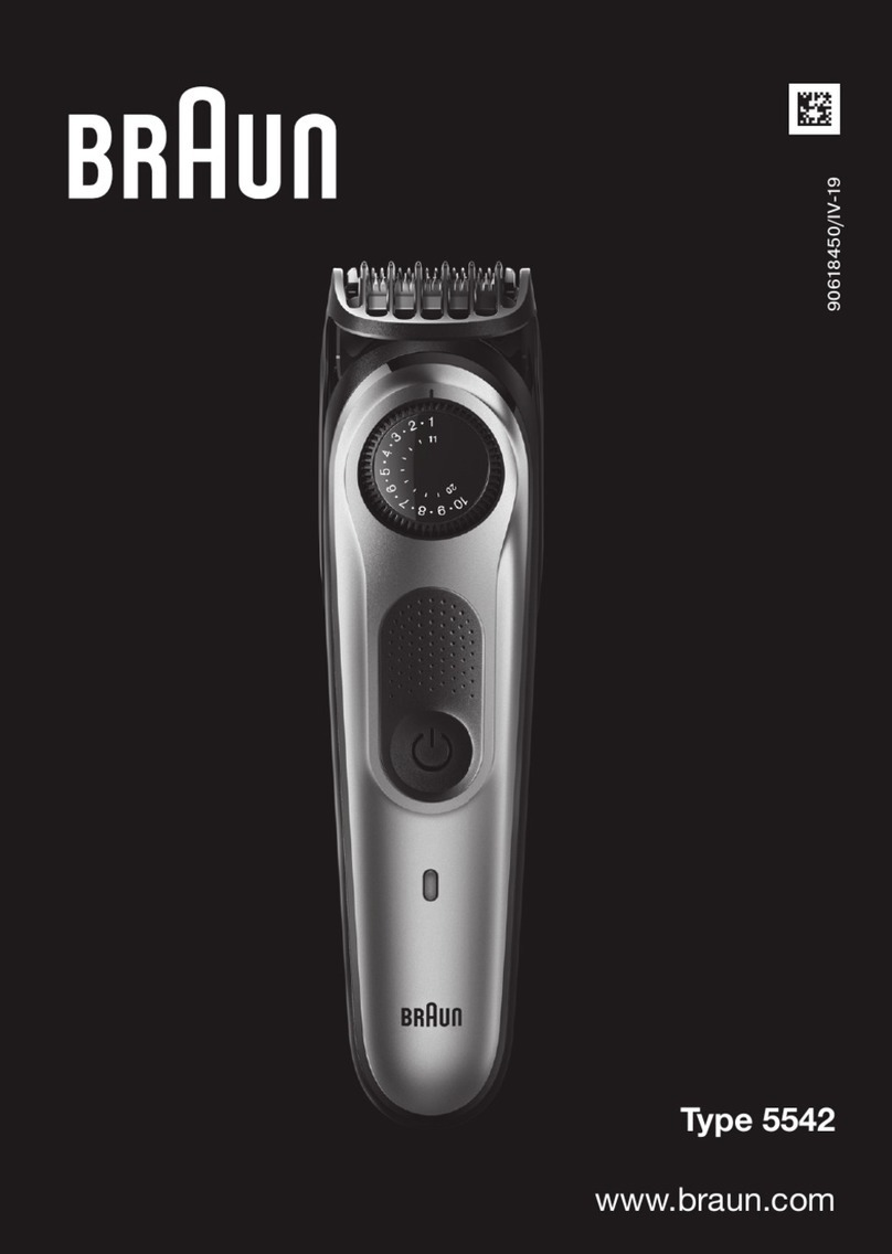 Braun 5542 User manual