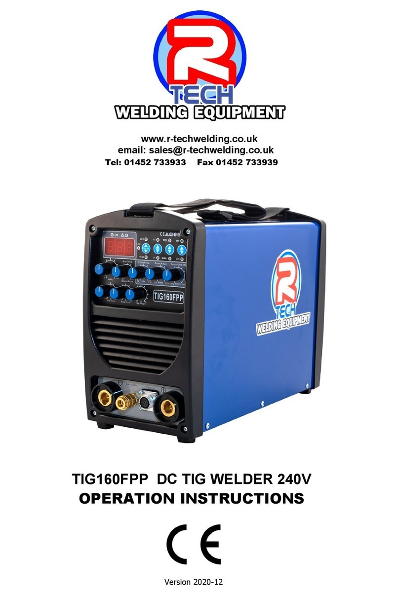 Rtech TIG160FPP User manual Rtech TIG160FPP User manual