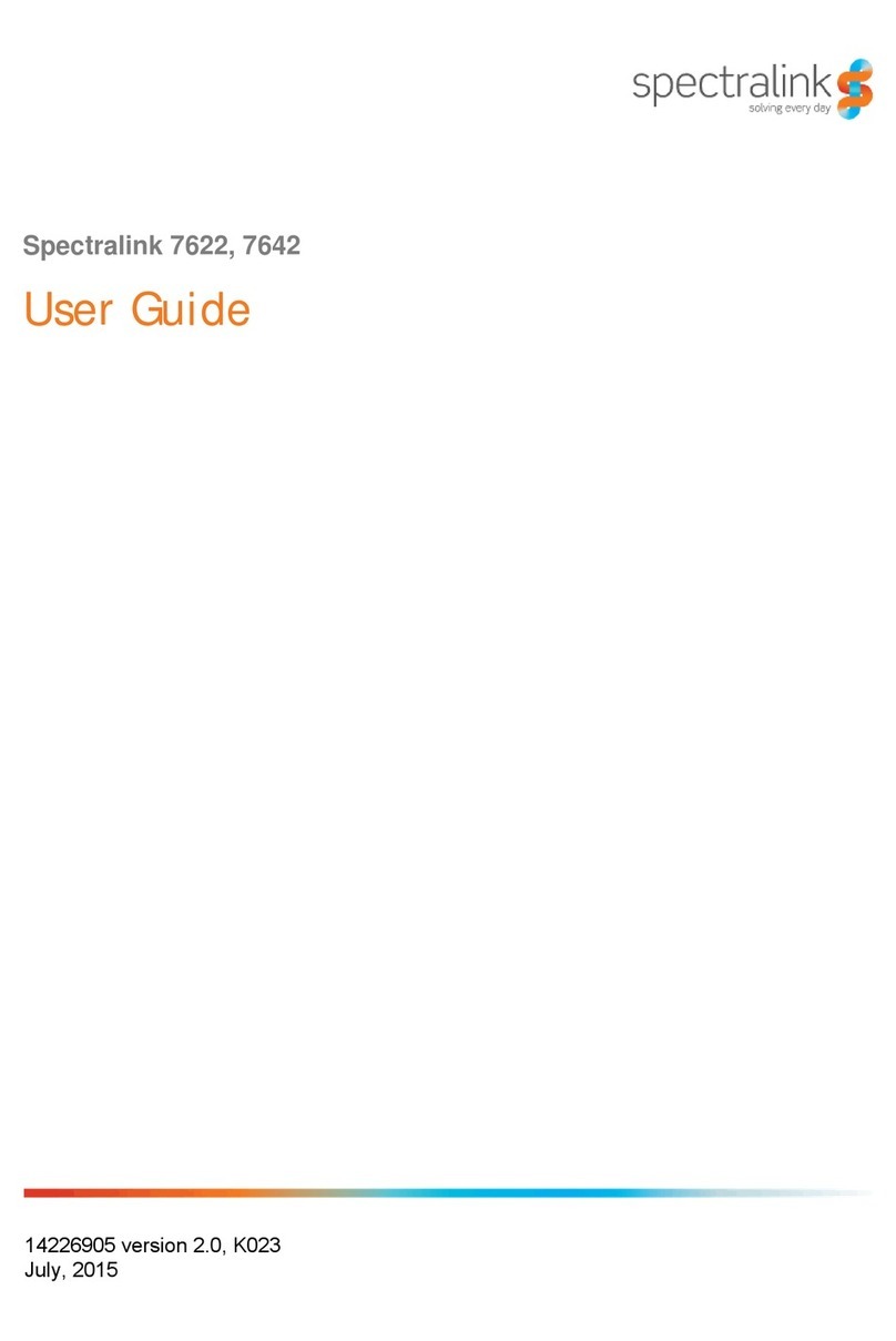 SpectraLink Spectralink 7642 User manual