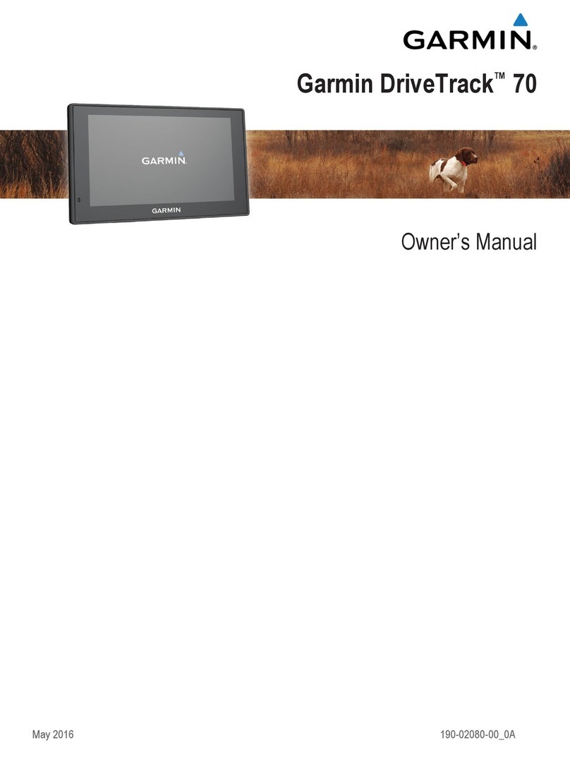 Garmin DriveTrack 70 owner's manual