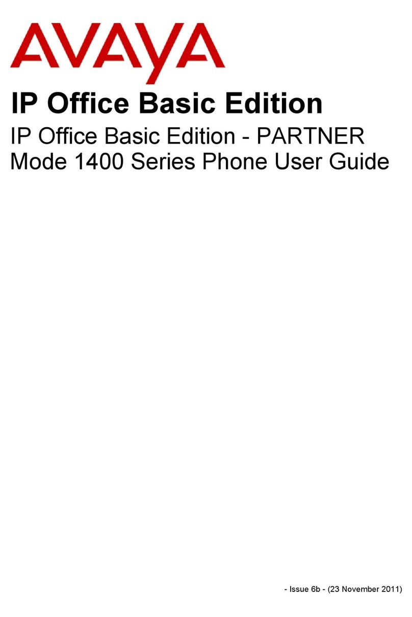 Avaya IP Office Basic 1400 Series User manual