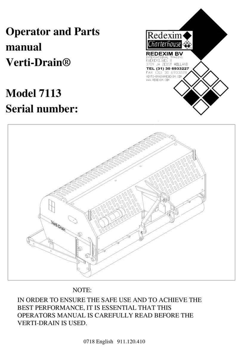 Redexim Verti-Drain 7113 Product manual
