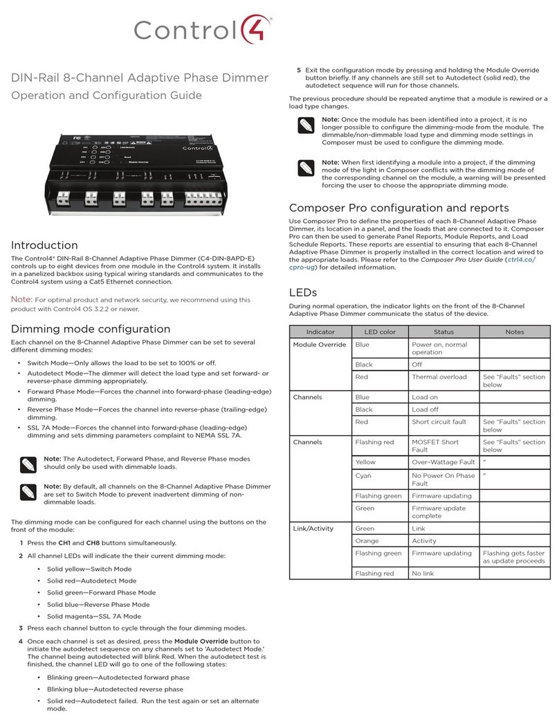 Contro l4 C4-DIN-8APD-E Quick guide