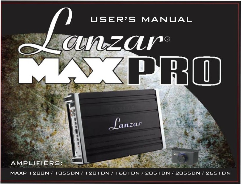 Lanzar MAX PRO MAXP 1200N User manual