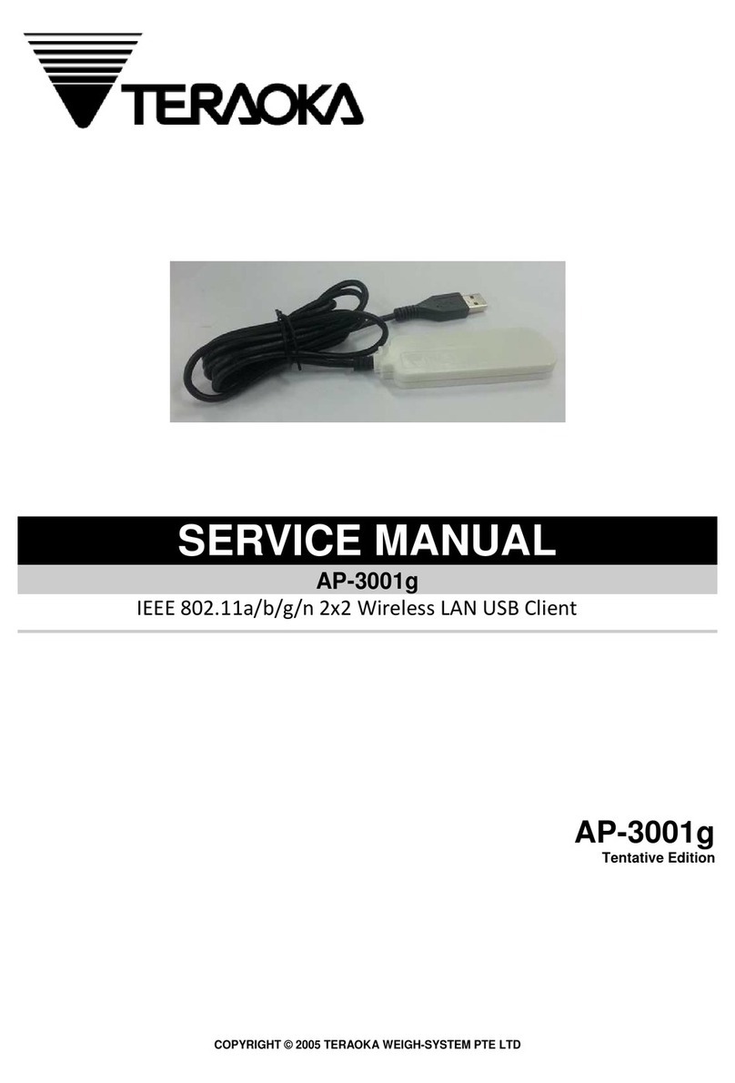 Teraoka AP-3001g Service manual